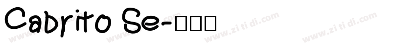 Cabrito Se字体转换